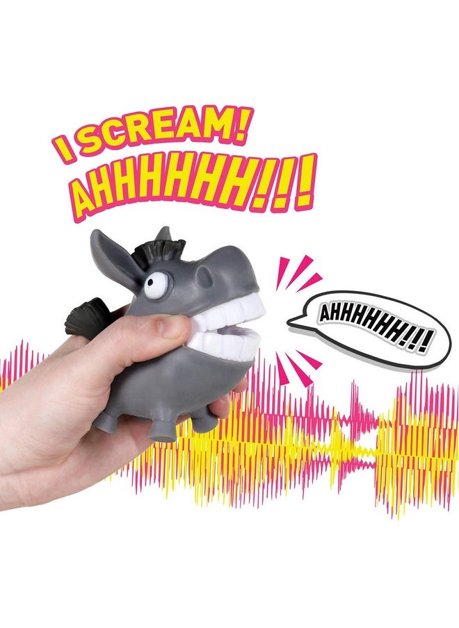 Hog Wild - Scream O Screaming Donkey Toy Squeeze The Donkey'S Cheeks And It Makes A Funny, Hilarious Screaming Sound Series 1 Age 4+ - Image 1