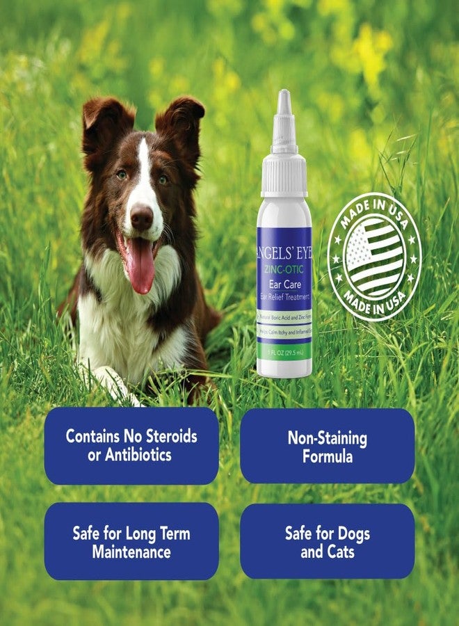 ANGELS' EYES ANGELS’ EYES Zinc-Otic Ear Relief Treatment for Dogs and Cats Soothe Ear Infections Calm Itchy Inflamed Ears Natural BA and Zinc Formula 1 Ounce - Image 3