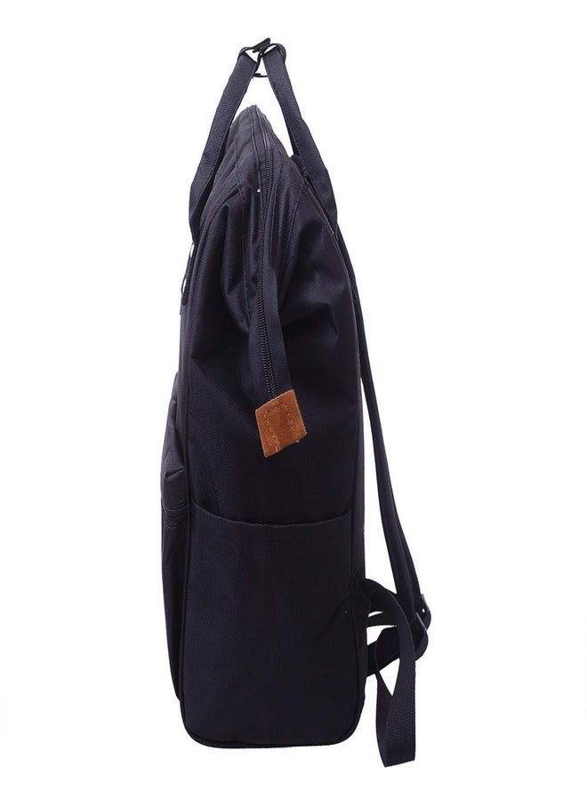 Alya Multifunctional Waterproof Durable Nursing Maternity Diaper Backpack Tote Bag for Travelling (Black) - Image 2