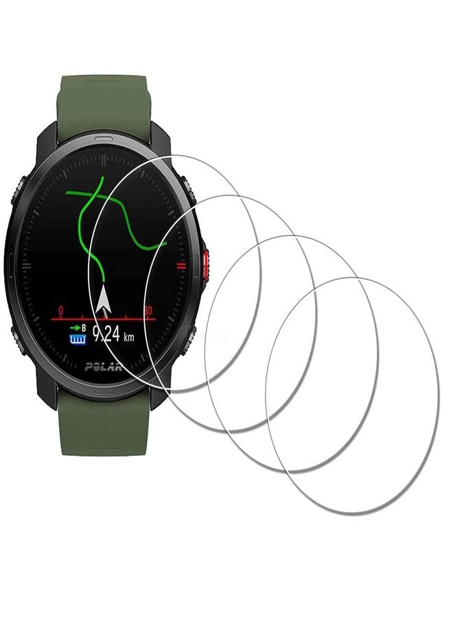 iDaPro Screen Protector for Polar Grit X Pro/Grit X Watch [4 Pack] Tempered Glass Anti-Scratch Bubble-Free Easy Installation - Image 1