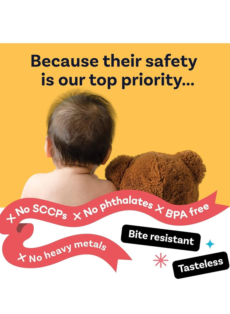 أوزيغالور حماية زوايا الطاولات وحماية حواف الأثاث للأطفال، حماية الزاوية وزوايا الأمان الحافة (حزمة من 24 قطعة) - Image 2