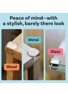 Oasisgalore Table Corner Protectors Furniture Edge Protector for Baby，Corner guard Edge Safety Bumpers(24 Pack)  - Image 3