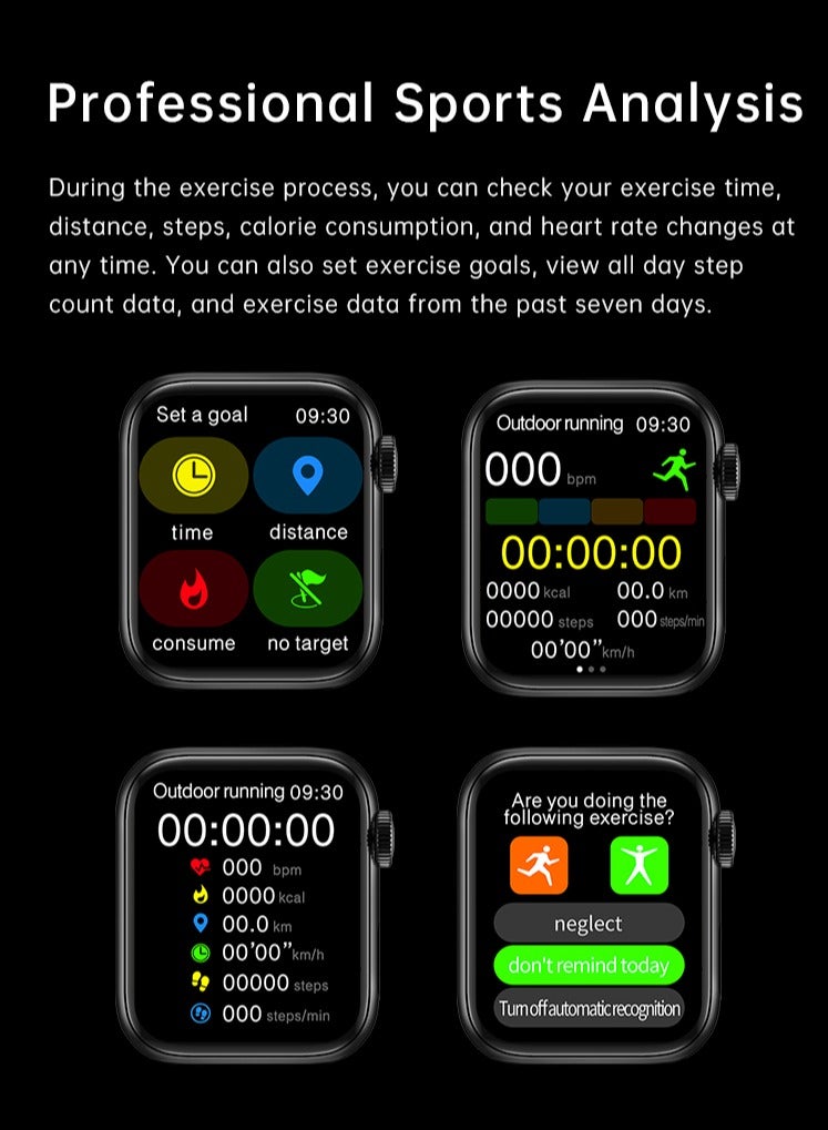 AROAQ Smartwatch with 2.2-Inch High-Definition Full Screen Multifunctional NFC and Waterproof Design - Image 5