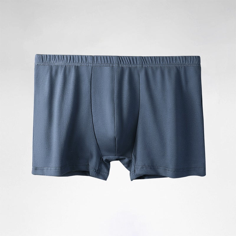 Mens Cotton Underwear Mens Sports Boxers plus size Boxer Shorts Comfortable Breathable Mens Underpants Trendy 299 gray 