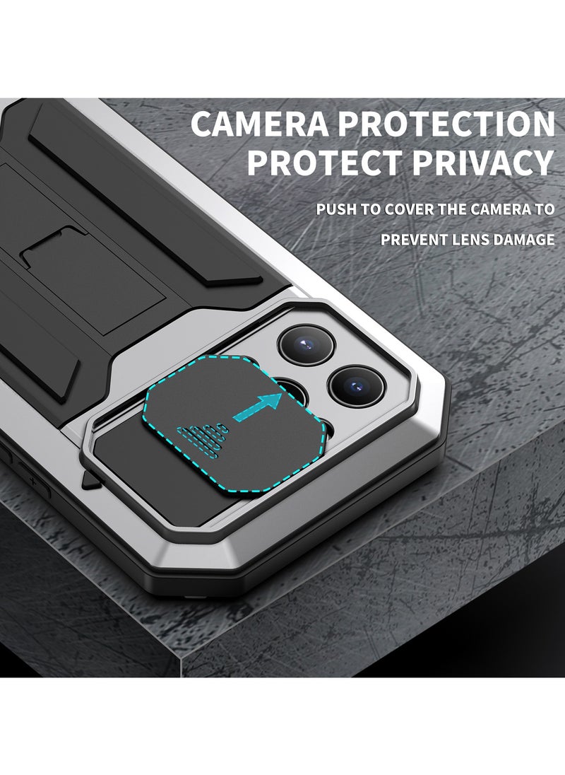 Waterproof case for iphone 15 pro Max with built-in lens and screen protector [IP68 Underwater] Full body heavy duty shockproof case with phone ring holder