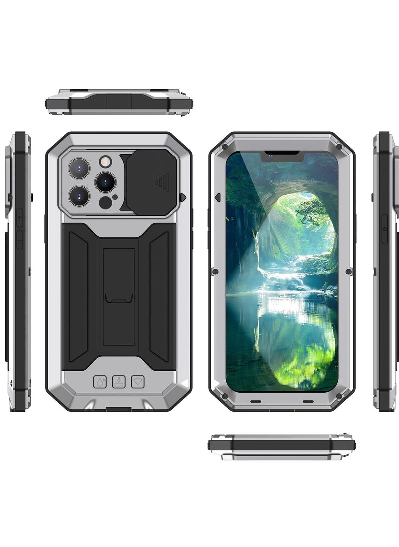 Waterproof case for iphone 15 pro Max with built-in lens and screen protector [IP68 Underwater] Full body heavy duty shockproof case with phone ring holder
