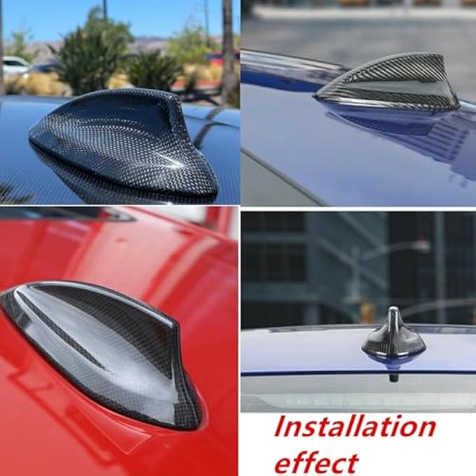 rayihni Real Carbon Fiber Antenna Cap Cover Compatible with BMW F30 F22 F32 F36 F80 F82 M3 M4 2013-2018 - Image 3