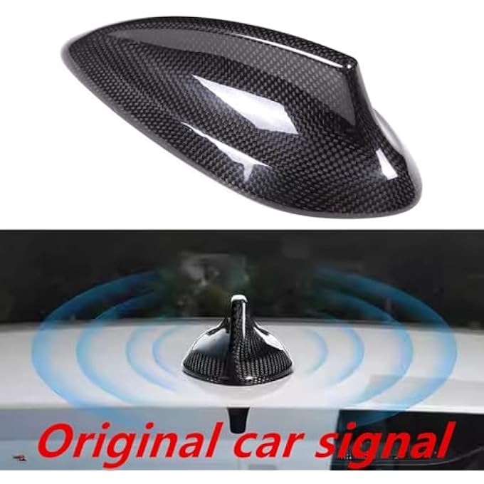 rayihni Real Carbon Fiber Antenna Cap Cover Compatible with BMW F30 F22 F32 F36 F80 F82 M3 M4 2013-2018 - Image 2