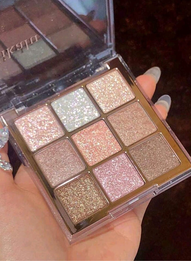 dikalu Eye Makeup Palette, 9-Color Eyeshadow Palette - Image 1