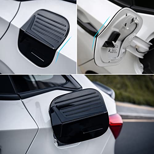 Thenice for 11th Gen Civic Gas Cap Sticker Fuel Filler Tank Door Cover for Honda Civic 2022 2023 2024 2025 -Glossy Black - Image 4