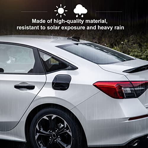 Thenice for 11th Gen Civic Gas Cap Sticker Fuel Filler Tank Door Cover for Honda Civic 2022 2023 2024 2025 -Glossy Black - Image 5