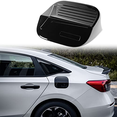 Thenice for 11th Gen Civic Gas Cap Sticker Fuel Filler Tank Door Cover for Honda Civic 2022 2023 2024 2025 -Glossy Black - Image 1