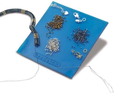 Beadalon Bead Mat Tacky 4.25-Inch-by-4.25-Inch,Blue - Image 3