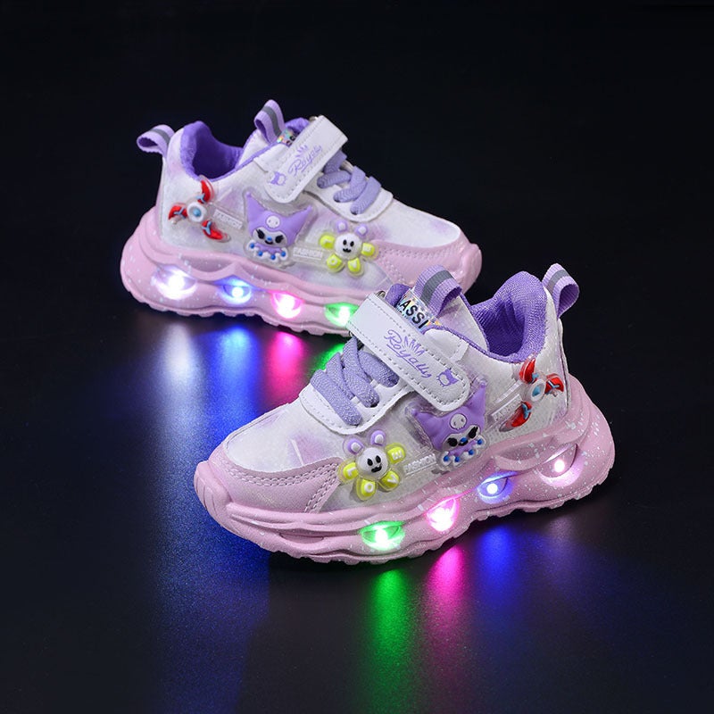 Mesh Sneakers Lightweight Flexible Sole Walking Shoes For Kids Indoor And Outdoor Activities - Image 1