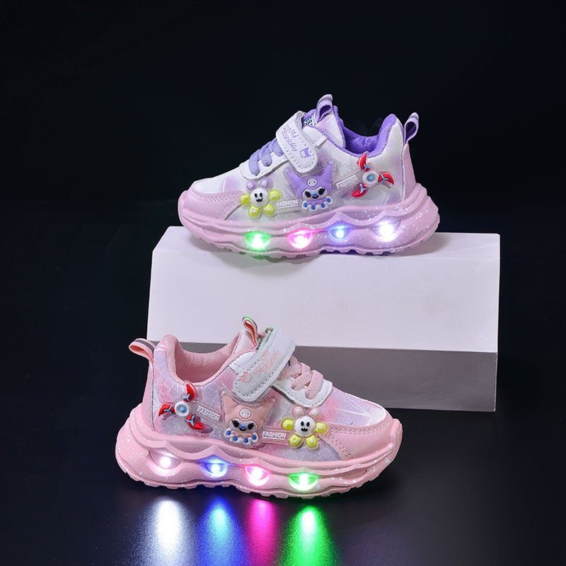 Mesh Sneakers Lightweight Flexible Sole Walking Shoes For Kids Indoor And Outdoor Activities - Image 3