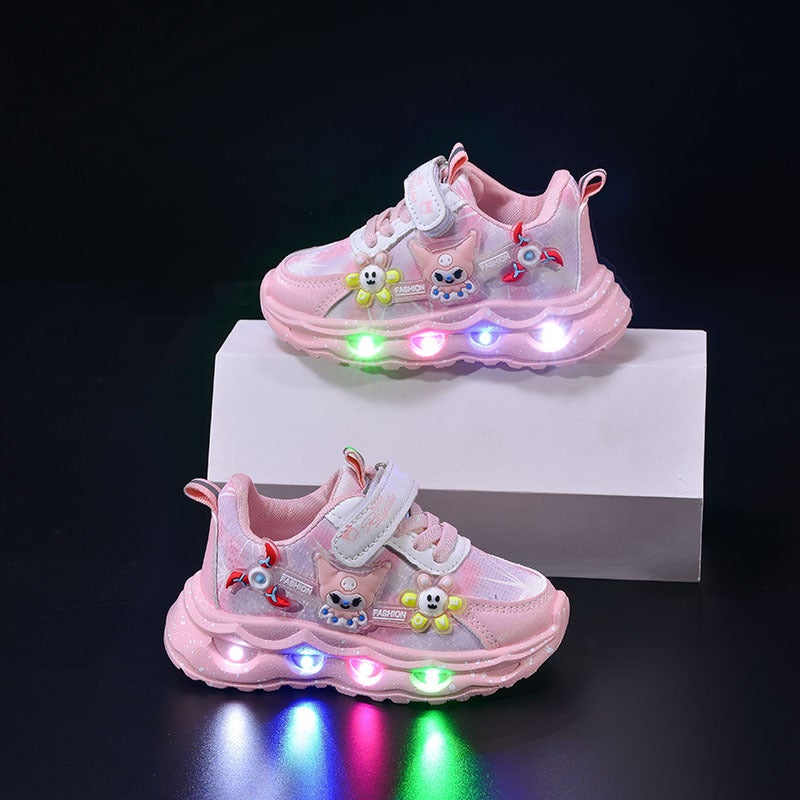 Mesh Sneakers Lightweight Flexible Sole Walking Shoes For Kids Indoor And Outdoor Activities - Image 4