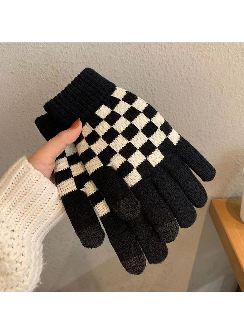 Loquat - Solid Knit Gloves - Image 1