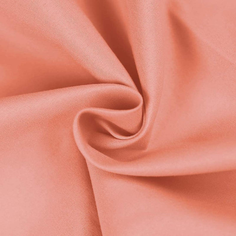 DESTINY CRESCENT BED Knit Jersey 100% Cotton 2 Twin XL Fitted Bed Sheets (2-Pack) Soft and Comfy - Twin Extra Long  15"" Deep Pocket  39"" x 80"" Great for Dorm Room  Hospital and Split King Dual Adjustable Beds (Coral Rose) - Image 3