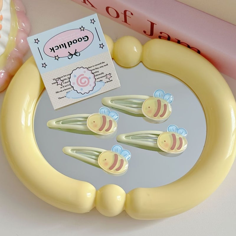 Two Creative And Diligent Little Bee Hair Clips For Daily Wear - Image 1