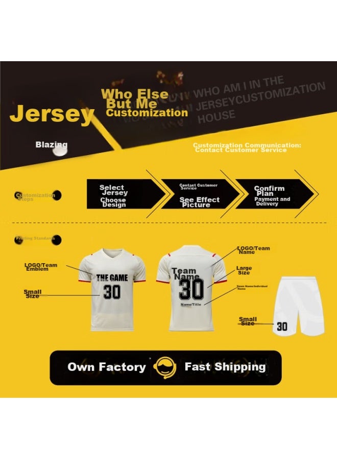 Lieyao Soccer Jersey For Men And Women, Compeion And Training, Quick-drying Breathable Short Sleeve, Customizable Number, Ly6321 Mint Green, XL - Image 3