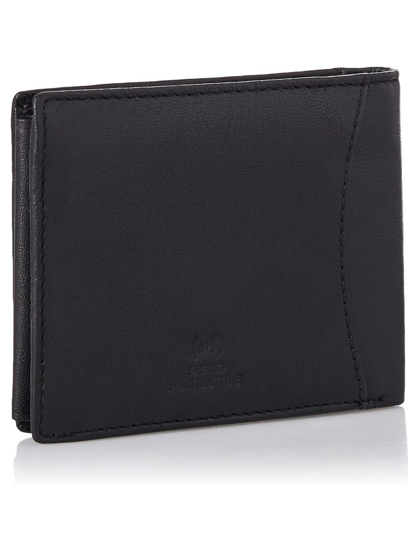 Napa Hide Leather Wallet For Men (Jade Black) - Image 2