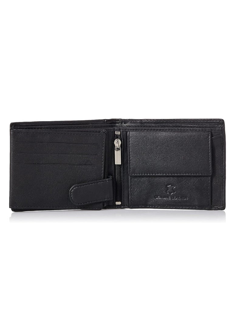 Napa Hide Leather Wallet For Men (Jade Black) - Image 4