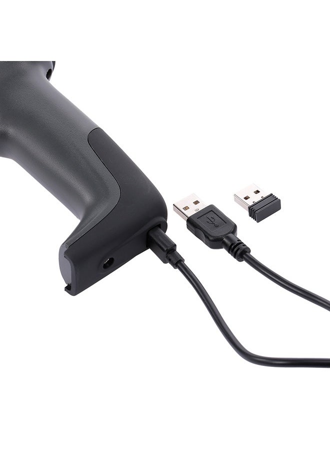 Handheld USB QR Barcode Scanner Reader for Computers Wired Automatic 1D 2D Image Bar Code Scanners for Mobile Payment Store Supermarket Warehouse MR-2561（Black）