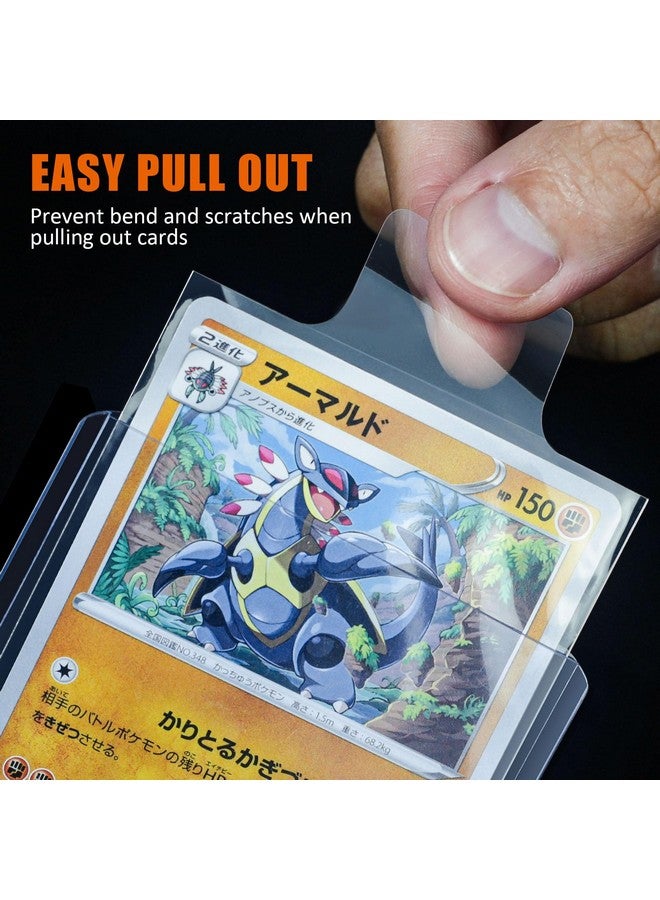 tutata Tabbed Sleeves for Grading Submission, Pull Sleeves for Top Loaders and Card Savers - Image 4