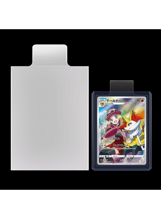 tutata Tabbed Sleeves for Grading Submission, Pull Sleeves for Top Loaders and Card Savers - Image 1