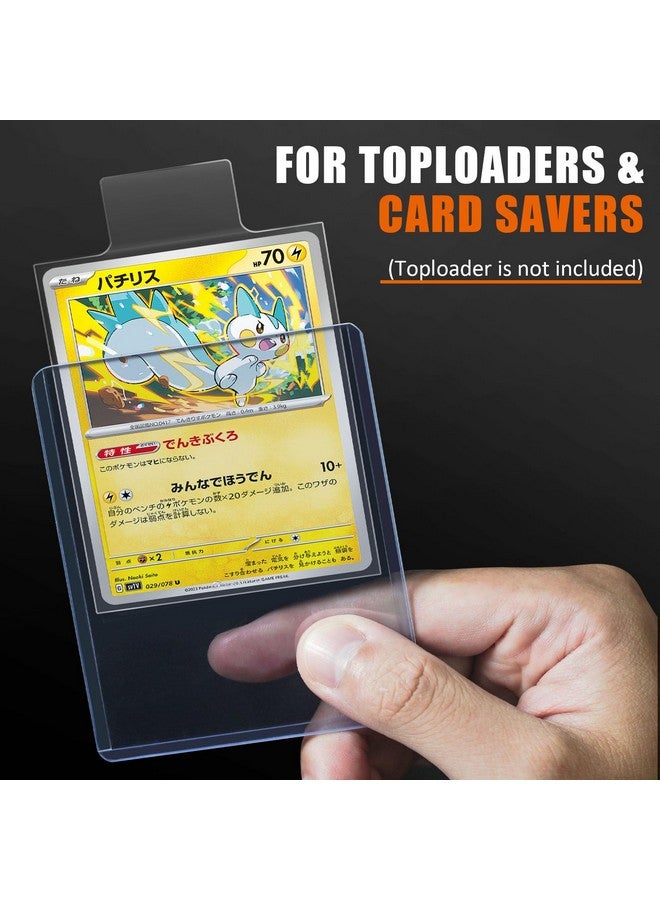 tutata Tabbed Sleeves for Grading Submission, Pull Sleeves for Top Loaders and Card Savers - Image 2