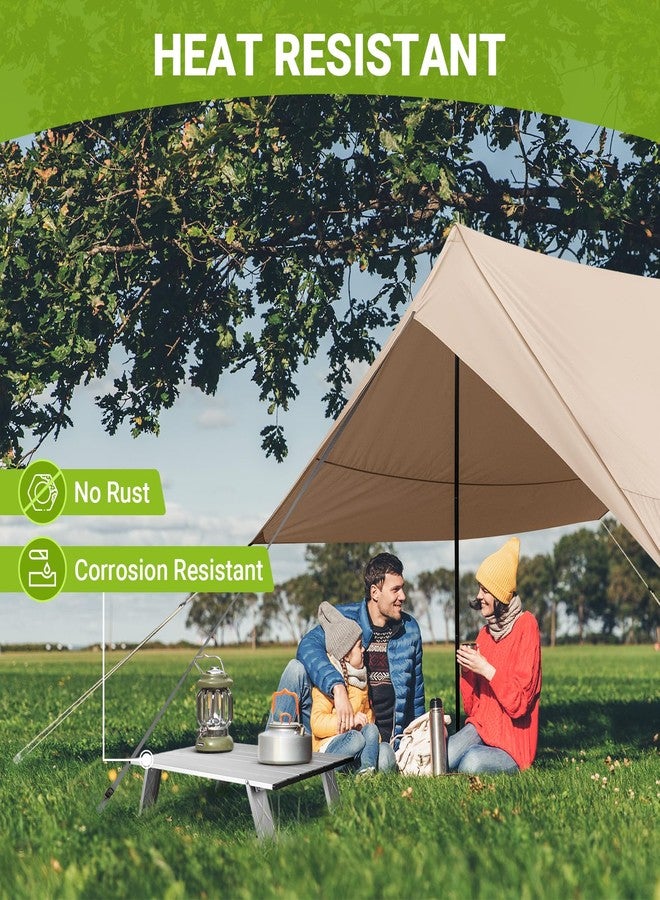 ATEPA Ultralight Compact Small Camping Table, Backpacking Mini Small Folding Camping Side Table for Camp, Portable Table for Outdoor Picnic,Tent,Travel,Beach - Image 5