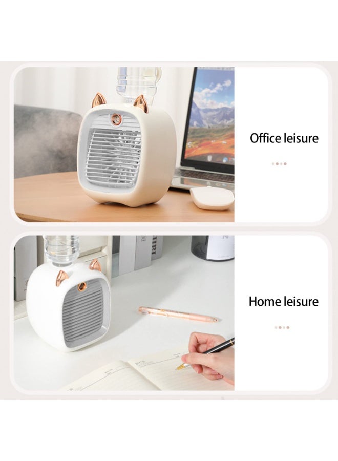 كيلا مروحة تكييف هواء تعمل بالماء، مروحة مكتب صغيرة، مروحة USB، مروحة تبريد ترطيب سطح المكتب المحمولة - Image 4
