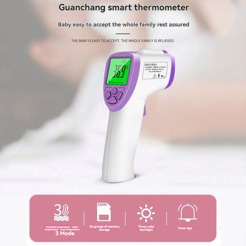 LCD Digital Infrared Thermometer Body Temperature for Adult Kids Forehead Non-contact Forehead Body Thermometer with Backlight DT6 - Image 5