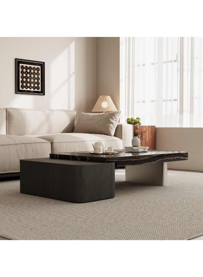 بيتونيا طاولة قهوة أليسو - اسود ومتعدد الالوان - Image 4