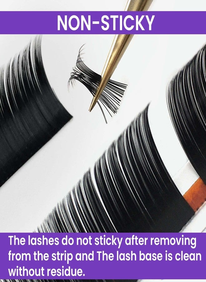 CL CAMILLASH Round Lash Extension Russian Volume (0.05/8-15MM/CC-Curl) Tray Wholesale Supplies,Pestañas Mink Single Individual Eyelash Extensiones Matt Black - Image 4