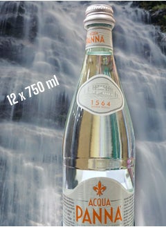 Acqua Panna Acqua Panna Natural Mineral Water -Glass - 12 X 1 Ltr (Pack Of 12)  - Image 2