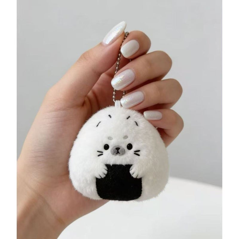 Cute Seal Plush Keychain - Adorable Bookbag Charm for Girls