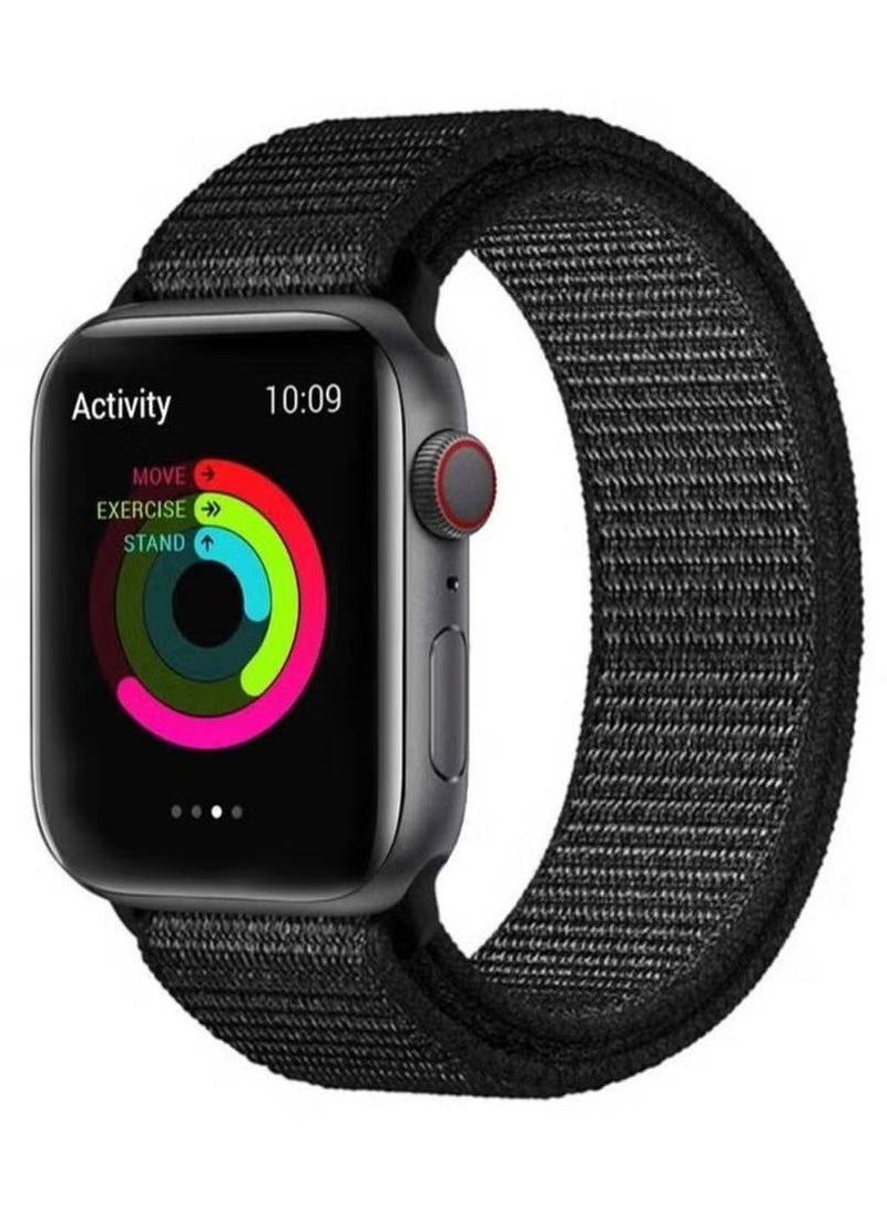 "Enhance Your Apple Watch Series SE/6/5/4/3/2/1 with the Smart Nylon Nato Band - Stylish, Durable, and Perfectly Suited for 42/44 mm Watches" - Image 1