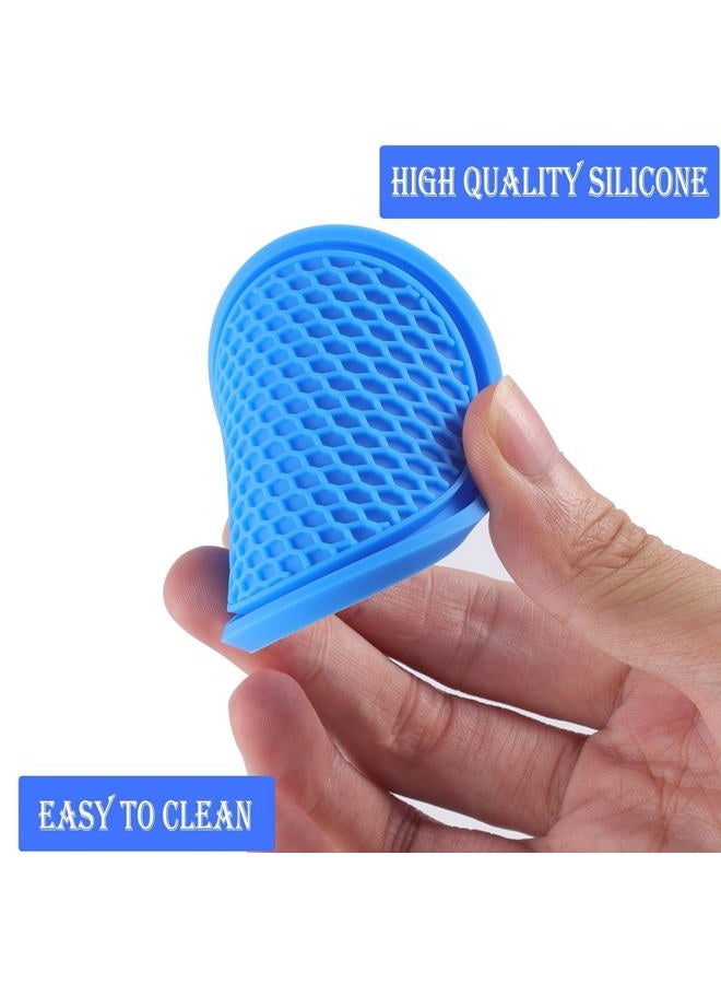 Legion Car Cup Coaster, 4PCS Universal Non-Slip Cup Holders Embedded in Ornaments Coaster, Car Interior Accessories, Blue - Image 5