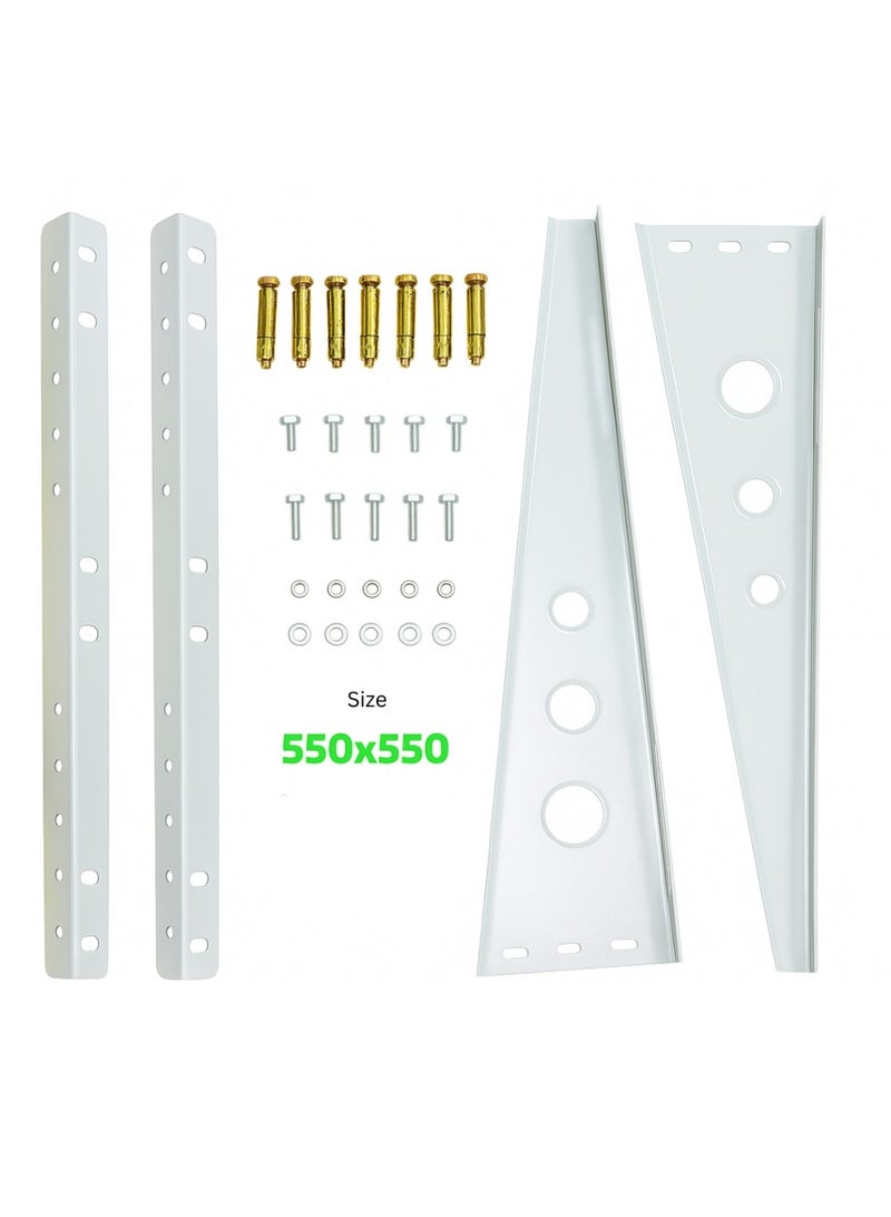 Heavy Duty AC Stand Air Conditioner Outdoor Unit Mounting AC Bracket (550x550mm) - Image 3