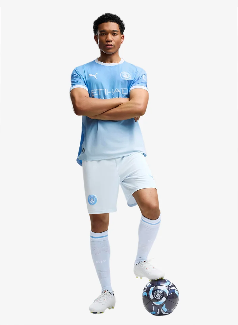 Puma Icy Blue-Team Light Blue Manchester City Replica Shorts for Men | Best Price UAE