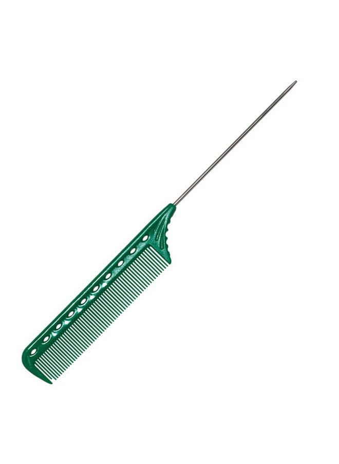 Y.S.Park YS Park 102 Super Weaving Winding Tail Comb - Green  - Image 1