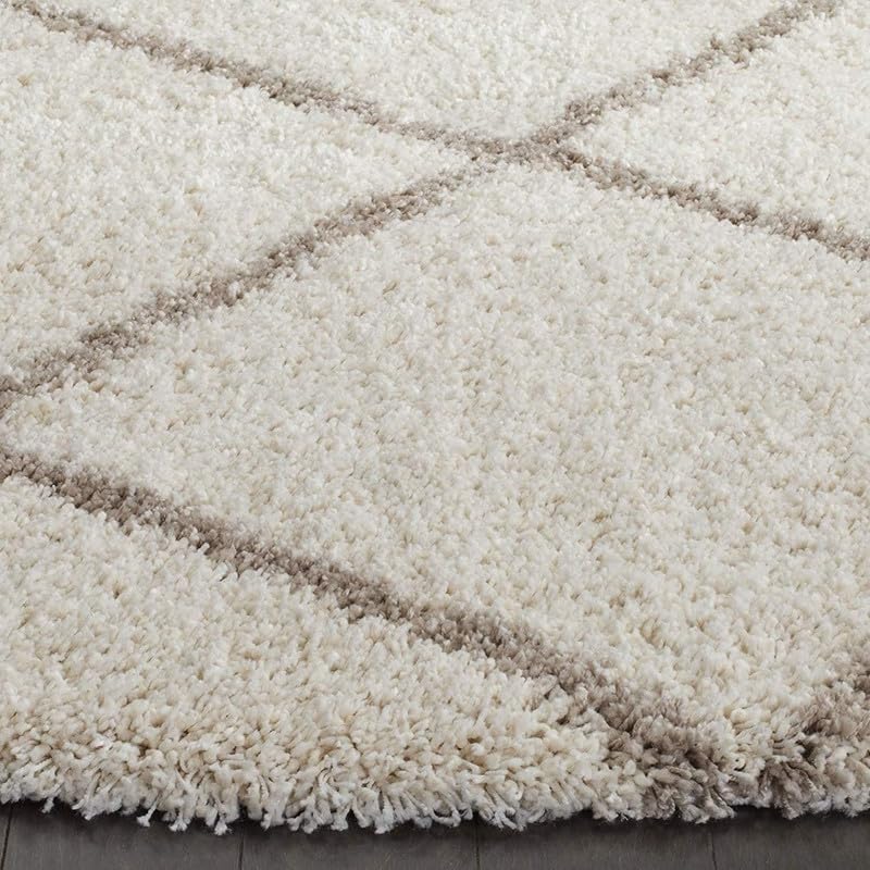 Tranquil Polyester Fluffy Fur Rug Shaggy Modern Carpet for Living Room, Bedroom, Guest Room, Kids Room (1.5x4 Feet, Ivory Box) - Image 3