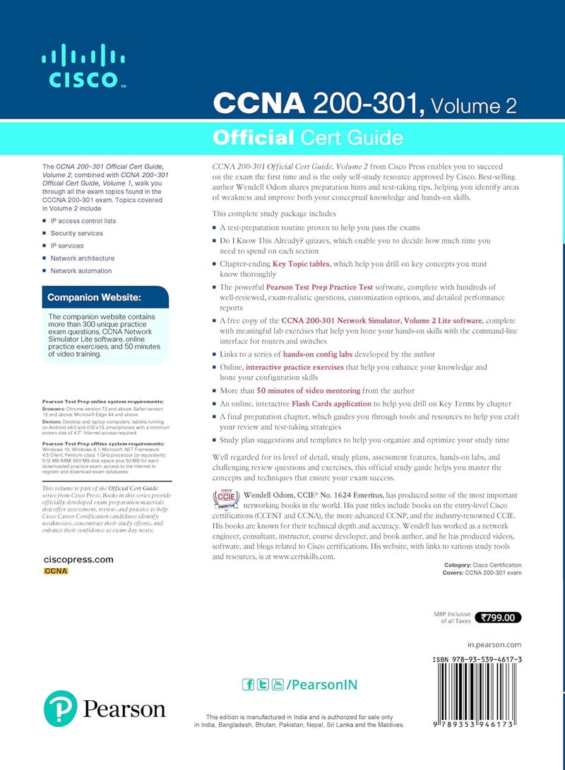 CCNA 200-301 OFFICIAL CERT GUIDE, VOLUME 2 - Image 2