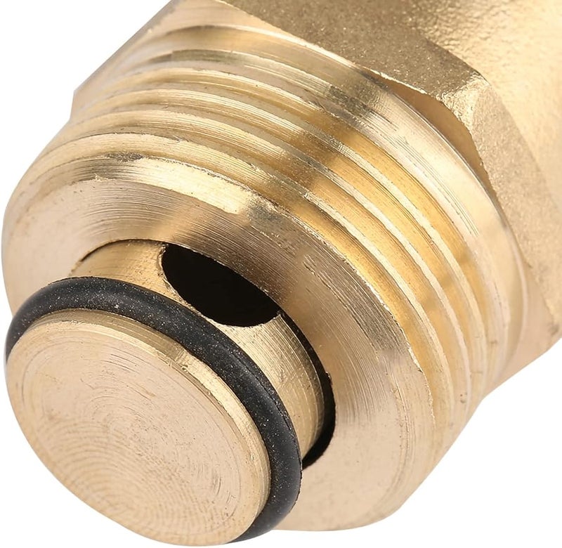 Brass Automatic Air Vent Valve DN25 G1 For Solar Water Heater Pressure Relief - Image 1