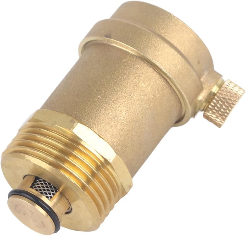 Brass Automatic Air Vent Valve DN25 G1 For Solar Water Heater Pressure Relief - Image 3