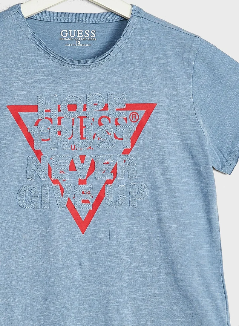 GUESS Youth Logo T-Shirt