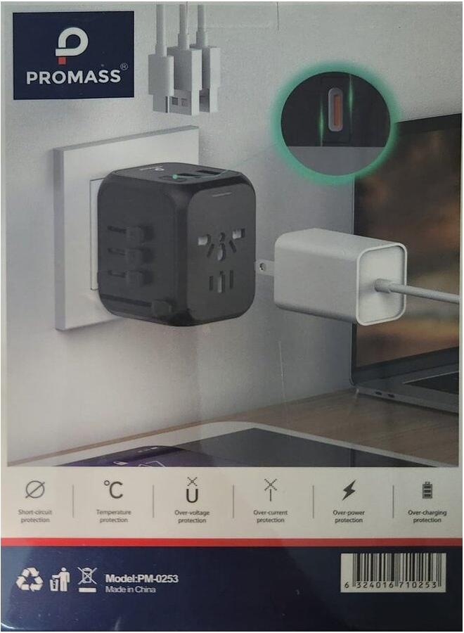 PROMASS World Universal Travel Charger - Image 2