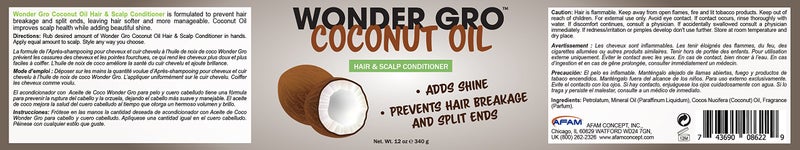WONDER GRO بلسم شعر وفروة الرأس من وندر جرو بزيت جوز الهند - Image 2