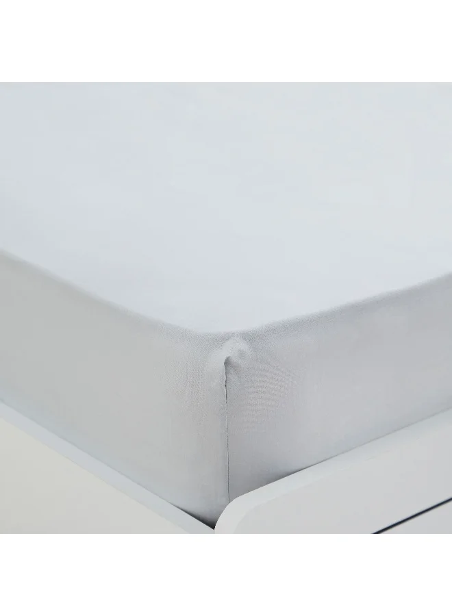Home Box Essential Cotton Single Fitted Sheet - 90x200+36 cm